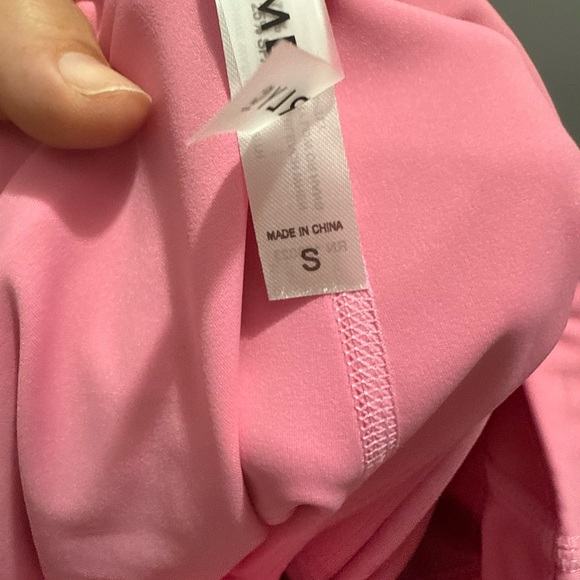 Chic Pink Ruched Skort - Picture 7 of 7